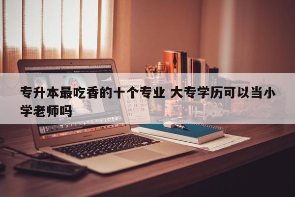 专升本最吃香的十个专业 大专学历可以当小学老师吗